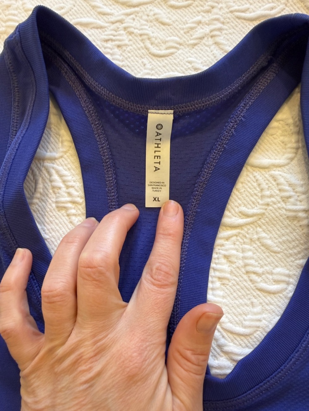 Athleta Racerback Tank Top in Blue - Picture 3 of 4